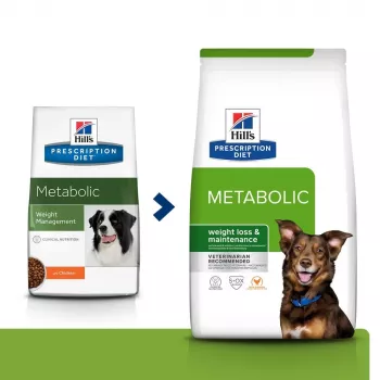 HILL'S PRESCRIPTION DIET Canine Metabolic sausā suņu barība Vistas gaļa 12 kg
