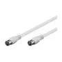 Wentronic Goobay SAT savienojuma kabelis, F-Quick, 100% ekranēts, balts, 2,5 m - F-Spraudnis (Quick) F-Spraudnis (Quick) (50748)