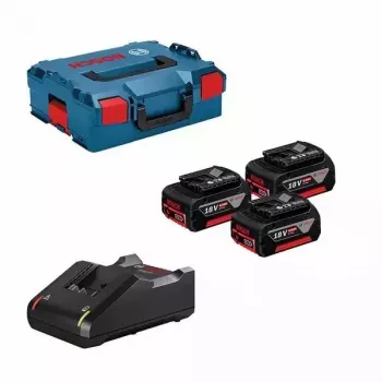 Skrūvgriezis BOSCH BATTERY 18V 5.0Ah x3 + Lādētājs GAL 18V-40 + LB 0615990L3T OEM