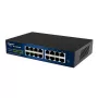 Pārvaldāms slēdzis ALLNET 112534 L2 Gigabit Ethernet 16 Porti 19U Melns