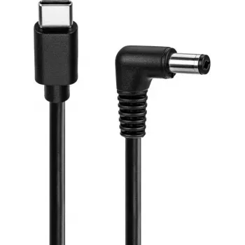 Goobay USB-C uz DC kabelis 5 V/3 A 0,5 m – DC spraudnis 5,50 x 2,50 (78968)
