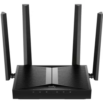 Galda maršrutētājs Cudy WR3600 Divjoslu Wi‑Fi 7 (802.11be), līdz 2882 Mbps, 4× Gigabit LAN, 1× WAN, Melns