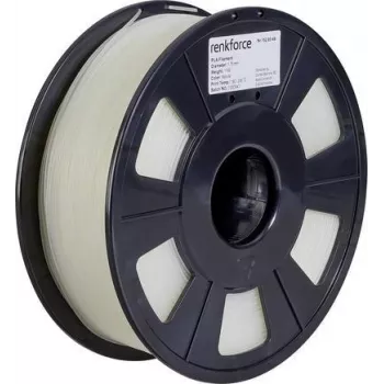 Renkforce RF-4511200 3D drukas materiāls PLA caurspīdīgs 1 kg (RF-4511200)