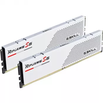 G.Skill Ripjaws S5 64 GB (2x 32 GB) DDR5-5600 Dual-Kit, balts, INTEL XMP
