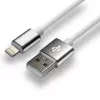 everActive USB Lightning kabelis 1m - Balts, silikons, ātrā uzlāde, 2,4A - CBS-1IW