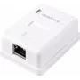 Renkforce tīkla adapteris virsmas montāžai CAT 6 1 ports balts (RF-4541182)