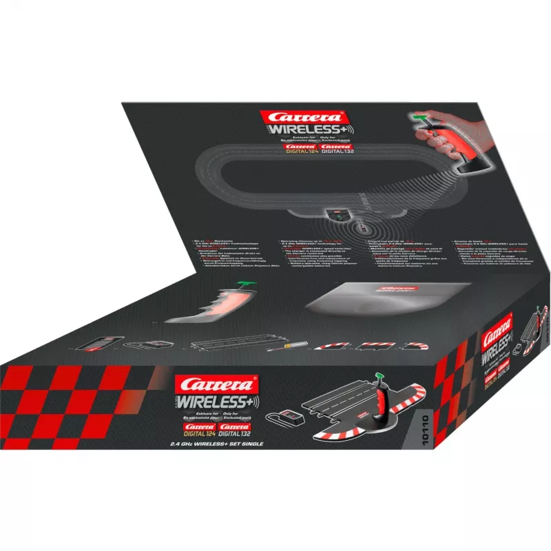 Bezvadu komplekts Single Carrera Toys 20010110 Melns