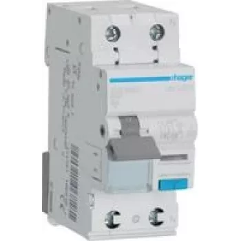 Hager RCBO Slēdzis 1P+N 6kA B-32A 30mA ADS932D