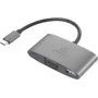 Renkforce USB-C®, VGA Adapter [1x USB-C® Spraudnis - 1x USB-C® Ligzda (Power Delivery), VGA Ligzda, USB 3.2 Gen 1 Ligzda A (USB 3.0)] RF-HUB-151 (RF-4754992)