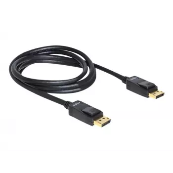 DisplayPort kabelis DeLOCK 82585 2m Melns