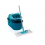 Leifheit 55092 mikrošķiedras mops 8000 ml Slapjai un sausai tīrīšanai Zils, Pelēks