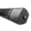 TunaBone TB2580W-01 | Elektriskais sienas infrasarkanais terases sildītājs | 2500 W | 3 jaudas līmeņi | Līdz 25 m² | Melns | IP55