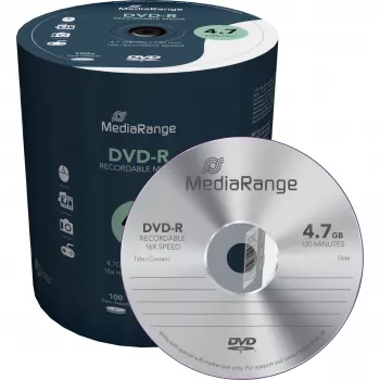 MediaRange MR442 tukšs DVD-R disks 4.7 GB 100 gab.