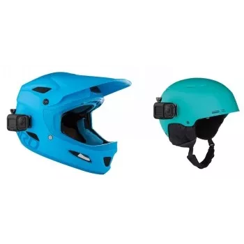 GoPro izliektie un plakanie līmes stiprinājumi - atbalsta sistēma - līmes montāža - HD HERO, HERO+ LCD, HERO3, HERO4 Session, HERO6 Black, HERO7 Black, Silver, White