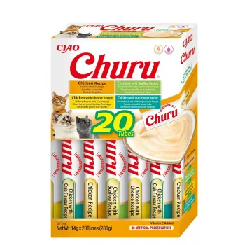 INABA Churu Variety box Chicken - kaķu gardumi - 20 x 14g