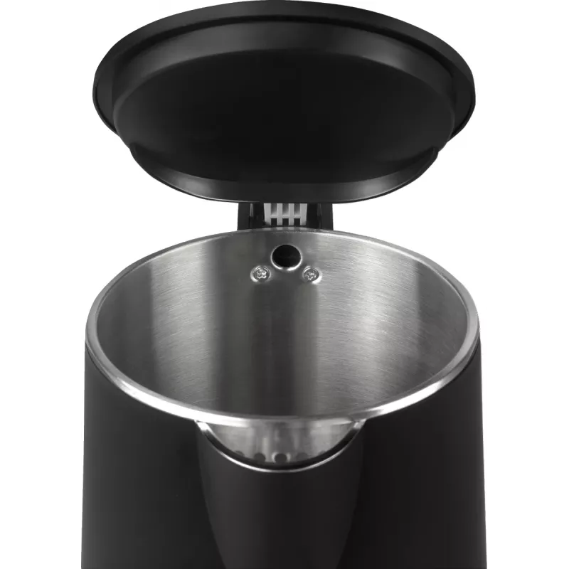 Elektriskā tējkanna Gorenje K15DWBK — 1.5 L, 2200 W, melna, ar pogas vadību un 360° pamatni