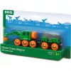 BRIO Clever Crane Wagon Lift and Load Black Green