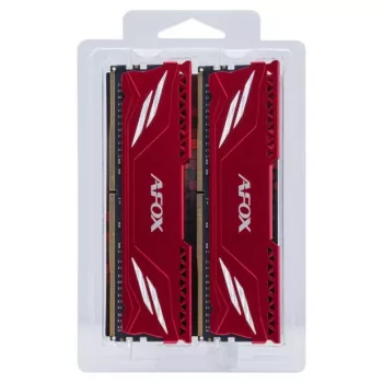 Desktop RAM AFOX GAMING DDR4 2×16GB 32GB 3200MHz CL16 1.35V XMP2 Sarkans