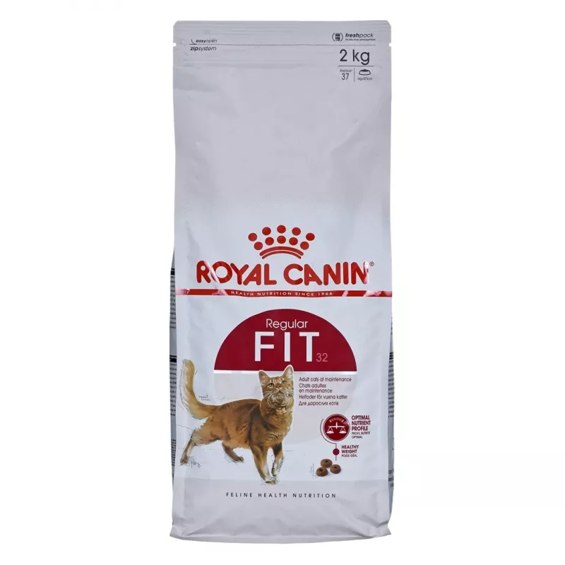 Royal Canin Feline Fit 2kg sausā barība kaķiem Pieaugušajiem