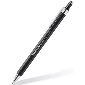 Mehāniskais zīmulis Staedtler 778 05-9, 0,5 mm, sešstūraina kāta, melns, melns vads