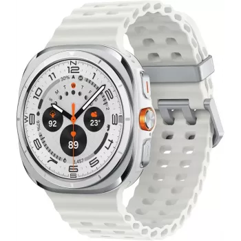 Viedpulkstenis Samsung Galaxy Watch Ultra 47 mm Titāna Balts — AMOLED 1,5 collas, 4G, 64 GB, 590 mAh