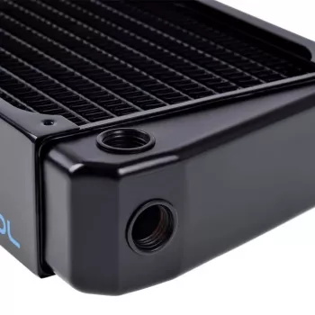 Alphacool NexXxoS XT45 Radiatora bloks - Misinš - Varš - Tērauds - Melns - 1/4 collas - 1,5 bar - 12 cm (14234)