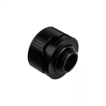 EK Water Blocks EK-Torque HDC 16 taisnais savienotājs G1/4 collas AG uz 16mm AD cietcaurulei - melns