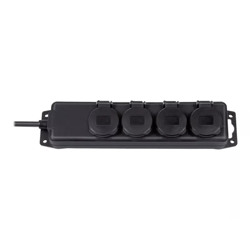 Brennenstuhl pagarinātājs IP44 4-vietīgs melns 2,0m H07RN-F 3G1,5 - 1159960