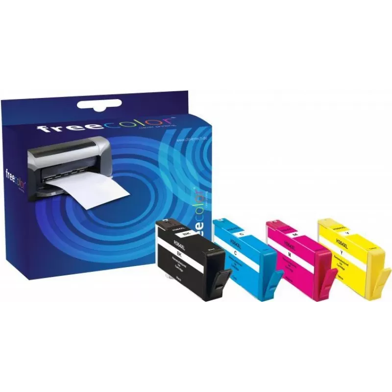 FREECOLOR - Tinte - HP DeskJet D 5445 MultiPack bkcmy HP DeskJet D 5445, HP DeskJet D 5460, HP PhotoSmart B 109 a, HP PhotoSmart B 8550, HP PhotoSmart C 5300 sērija, HP PhotoSmart C 5324