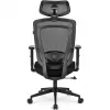 Biroja krēsls Sharkoon OfficePal C10 — melns, ergonomisks, regulējams augstums