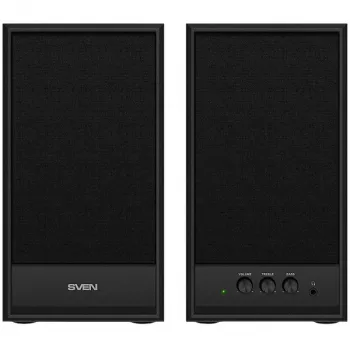 Skaļruņu sistēma SVEN SPS-702 (Stereo, 40W, 40Hz-22kHz, Melna āda)
