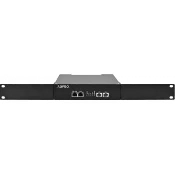 AGFEO ES 22 X IT, pilna IP sistēma, 19 inch korpuss, 1 HE, 2x LAN
