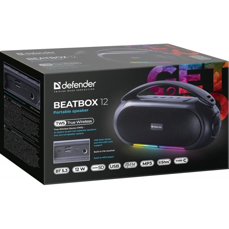 Beatb OX 12 Bluetooth skaļrunis 16W melns