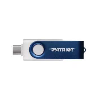 USB zibatmiņa Patriot Memory 64 GB Dual USB A+C PS64GX550AAD Balta Zila