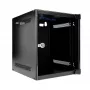 EXTRALINK LITE 6U 10 inch 280x310 mm sienas skapis melns