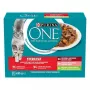 Slapjā barība kaķiem Purina Nestlé Sterilcat Mix Flavours multipaka 12x85 g, pieaugušiem, 78% mitrums, 13% olbaltumvielas
