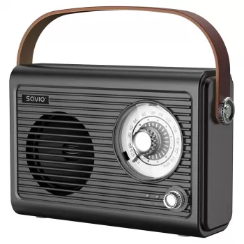 Pārnēsājamais radio Savio RS-01 Analog Melns