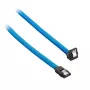CableMod ModMesh SATA kabelis - Serial ATA 150/300/600 - SATA (sieva) taisnleņķa uz SATA (sieva) - 60cm - Gaiši zils (CM-CAB-RSAT-N60KLB-R)