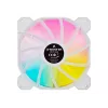 Corsair iCUE SP140 RGB ELITE 140mm Balts ARGB Reversā Lāpstiņa PWM Korpusa Ventilators 2-Pack