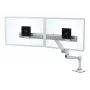 Galda stiprinājums Ergotron LX Series Dual Direct Arm 63,5 cm (25 collas) Balts