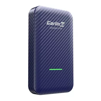 Carlinkit 4.0 CPC200-CP2A bezvadu adapteris, paredzēts Apple CarPlay un Android Auto, Wi-Fi 5150-5250/5725-5850 MHz, Bluetooth 5.2, USB-C, zils