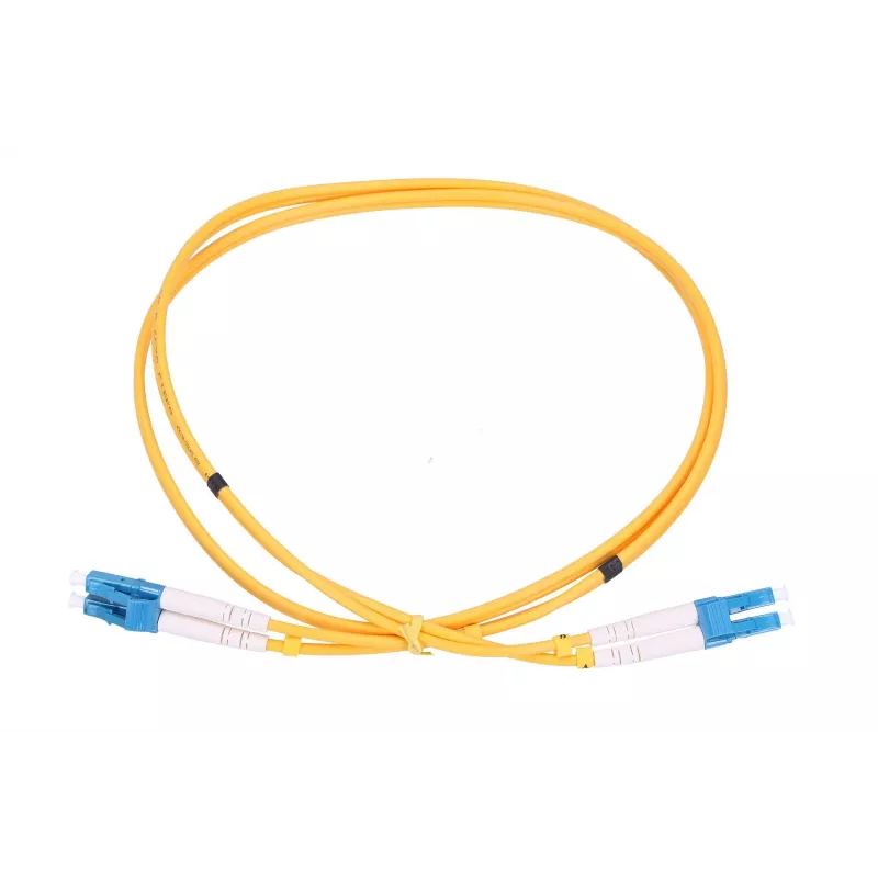 Extralink optiskā šķiedra LC/UPC – LC/UPC, vienmoda duplekss, G.657.A1, 3 mm, 1 m