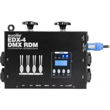 LED dimmer komplekts EUROLITE EDX-4 DMX RDM 4-kanālu 10 A