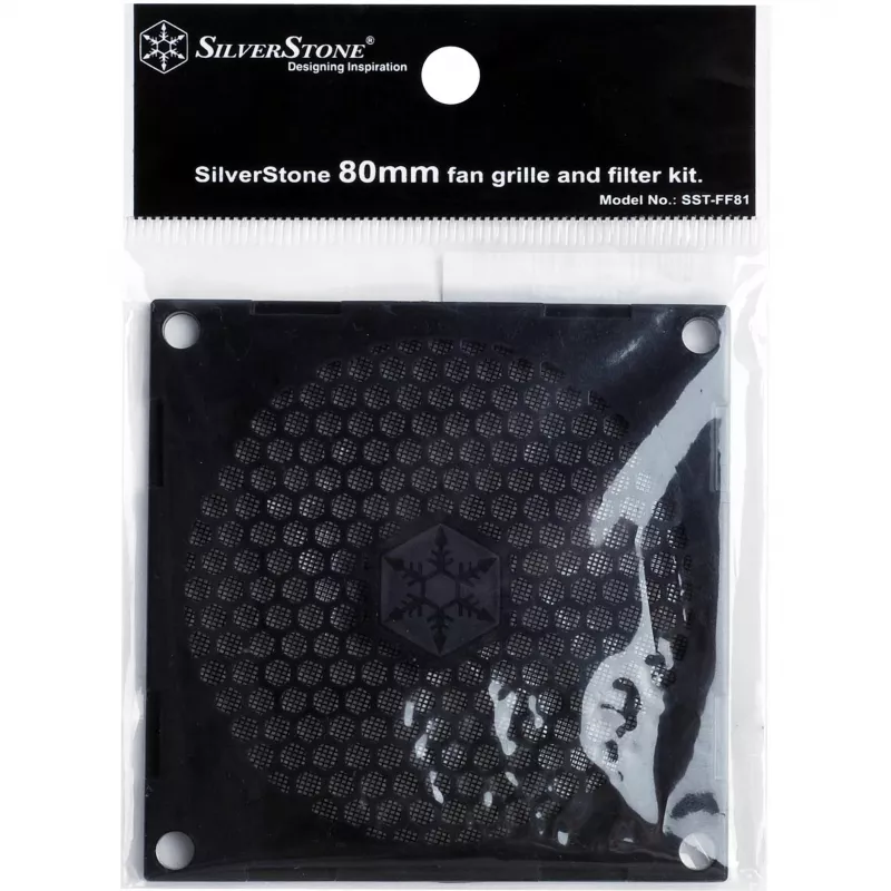 Cits SilverStone FF81 - 80 mm ventilācijas režģis ar filtru