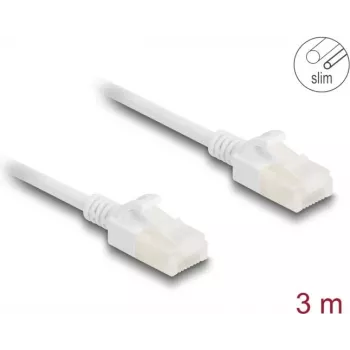 Tīkla kabelis DeLOCK RJ45 Cat.6A spraudnis–spraudnis 3m balts