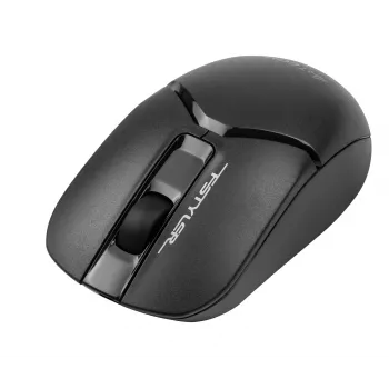 Bezvadu optiskā pele A4Tech FM12S Melna — 1200 DPI, RF nano uztvērējs, 3 pogas, AA baterija