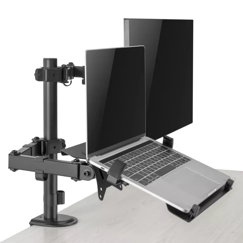 Monitora sienas stiprinājums SBOX LCD-LM01-2 13–27 collu ekrāniem, max 12 kg, VESA 100x100