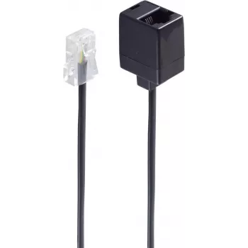 shiverpeaks BS70226-8/4 Telefona kabelis 6 m Melns