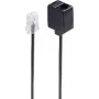 shiverpeaks BS70226-8/4 Telefona kabelis 6 m Melns