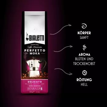 Maltā kafija Bialetti Perfetto Moka Delicato 250g